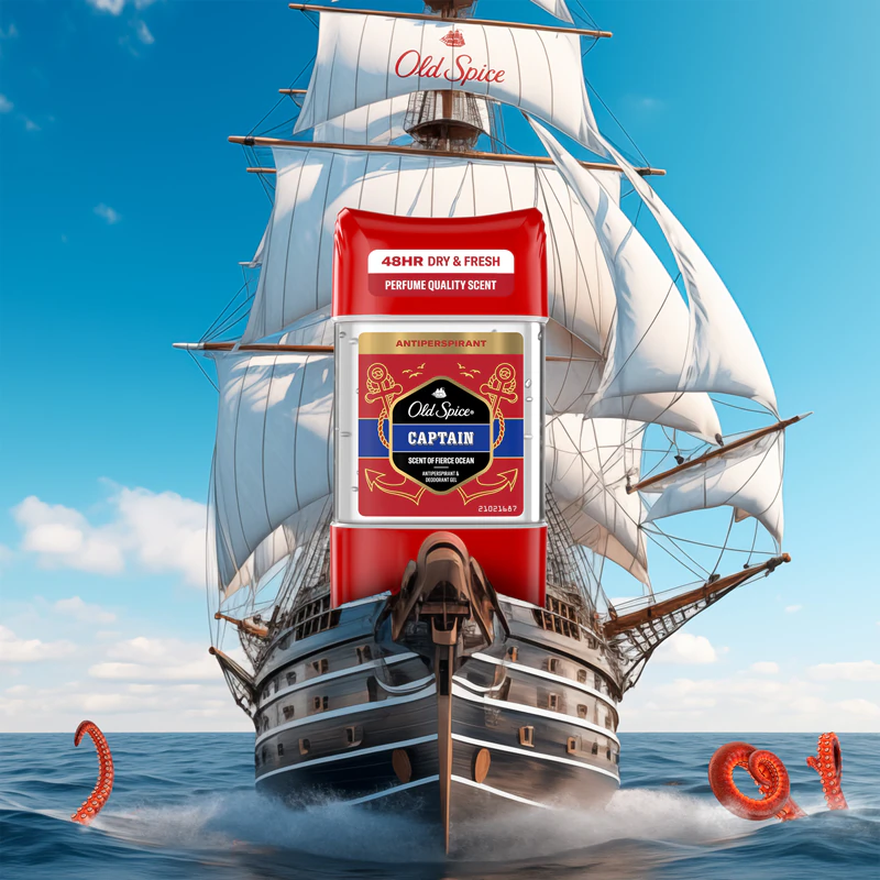 Old Spice Captain antitranspirant gel