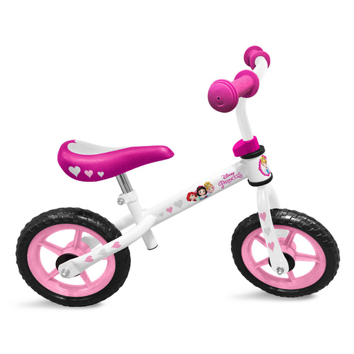 Vélo d'équilibre Disney Princess de 25 cm pour les enfants de 2 à 4 ans