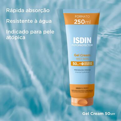 Isdin Solkrem Gelkrem for kroppen SPF50 250 ml