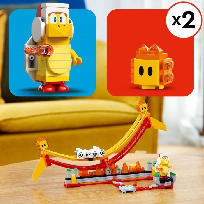 LEGO® Super Mario 71416 Lava Wave Ride uitbreidingsset, met minifiguren