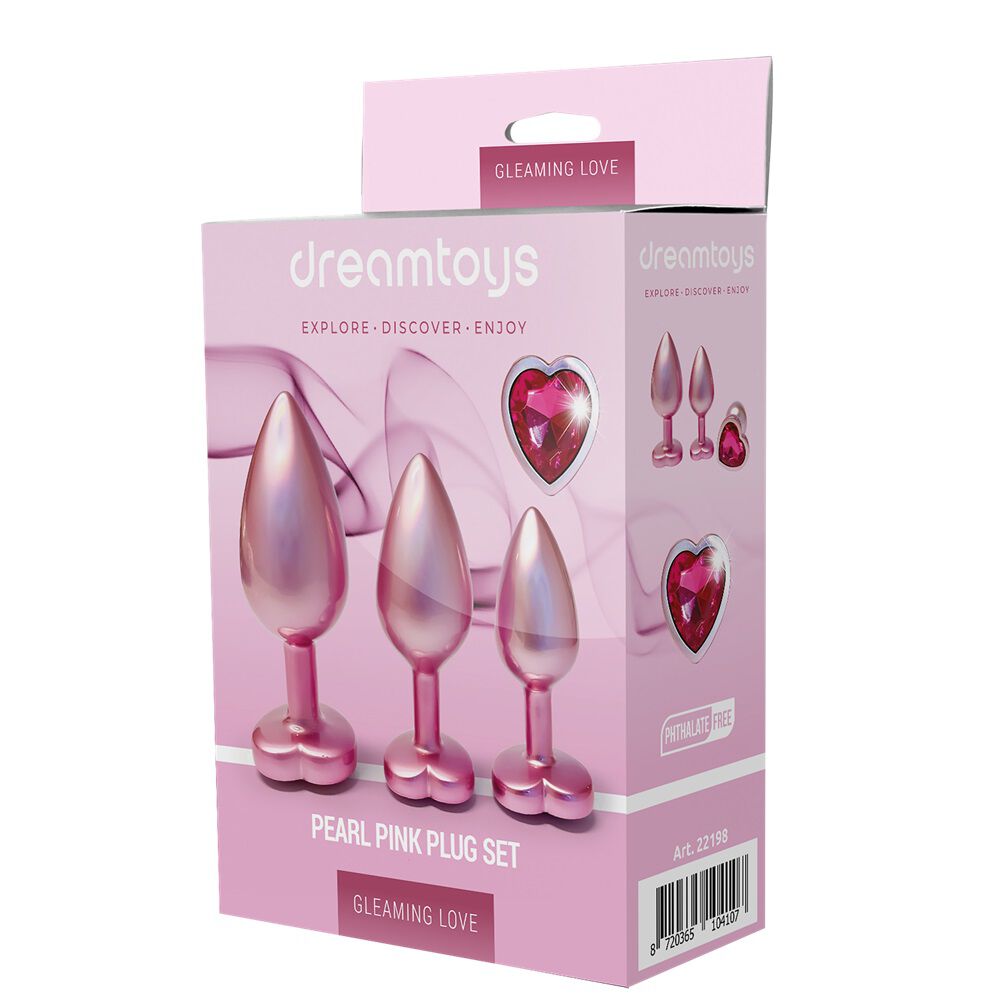 Dream Toys Gleaming Love Pearl -kultainen tulppa