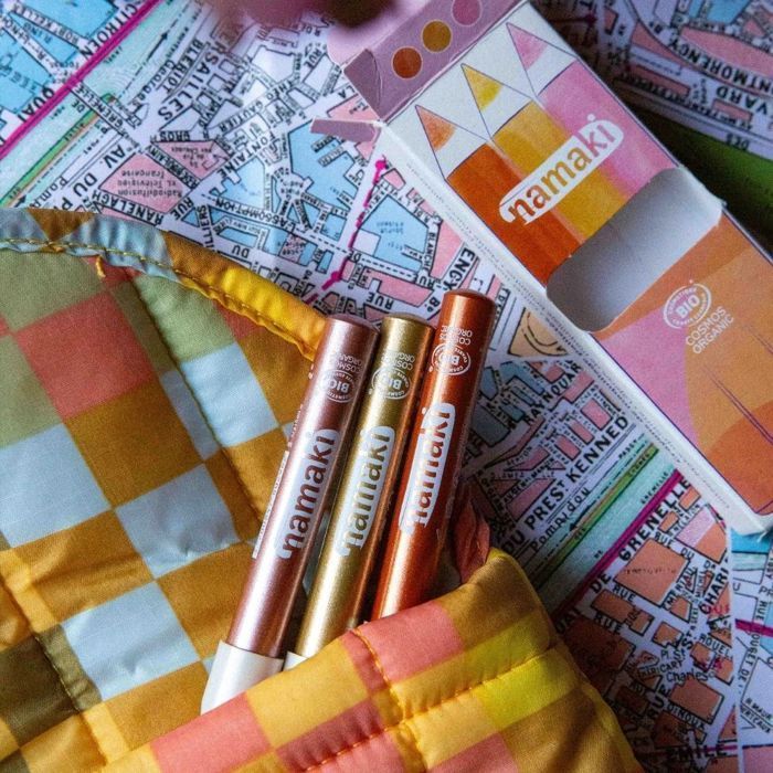 Set de 3 lápices de maquillaje con purpurina - Sunshine - Namaki