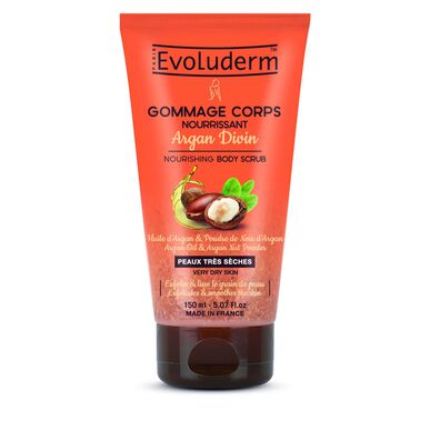 Evoluderm Argan Divin ravitseva vartalonkuorinta 150 ml 150 ml