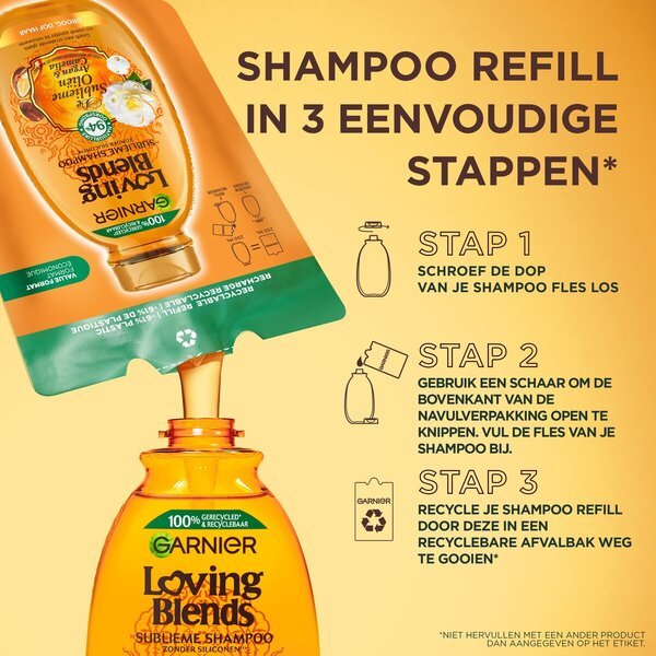 Garnier Ultra Doux náhradný šampón s arganom a kaméliou<br>250 ml