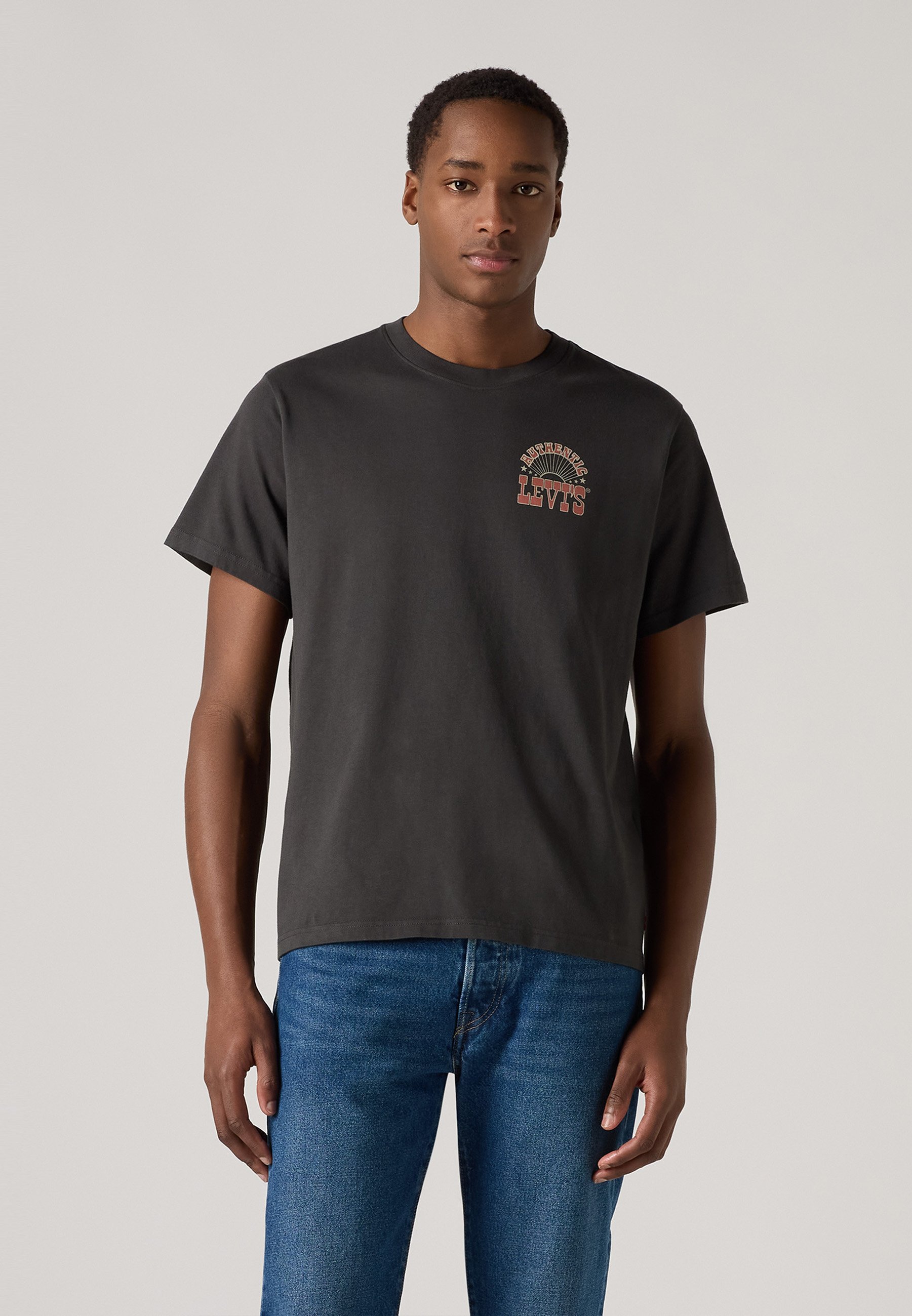 Levi's® Relaxed Fit T-shirt - T-shirt met print - piratenzwart