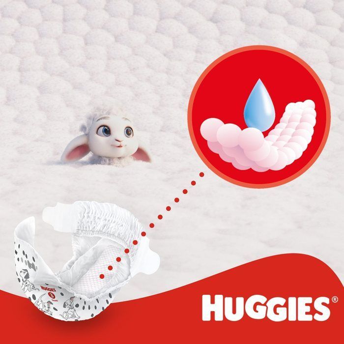 HUGGIES Little Movers vel. 3 Jumbo (56 ks)