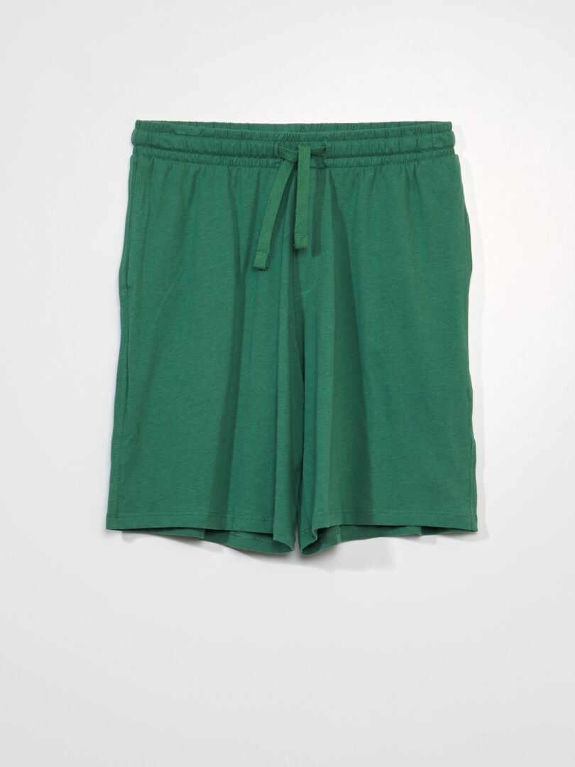 Pijama curto - estampa esportiva - 2 peças - BRANCO