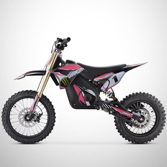 Elektrische kindermotorfiets 1300W / ORION 1300W Motocrossfiets / 14/12 / Editie 2024 / Roze
