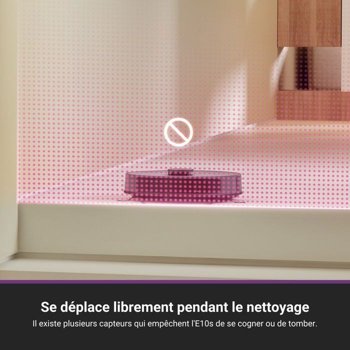 EUREKA E10s Robot Aspirateur Laveur avec Station sans Sac, Aspirateur Robot LiDAR avec Station de Vidange Automatique, Noir
