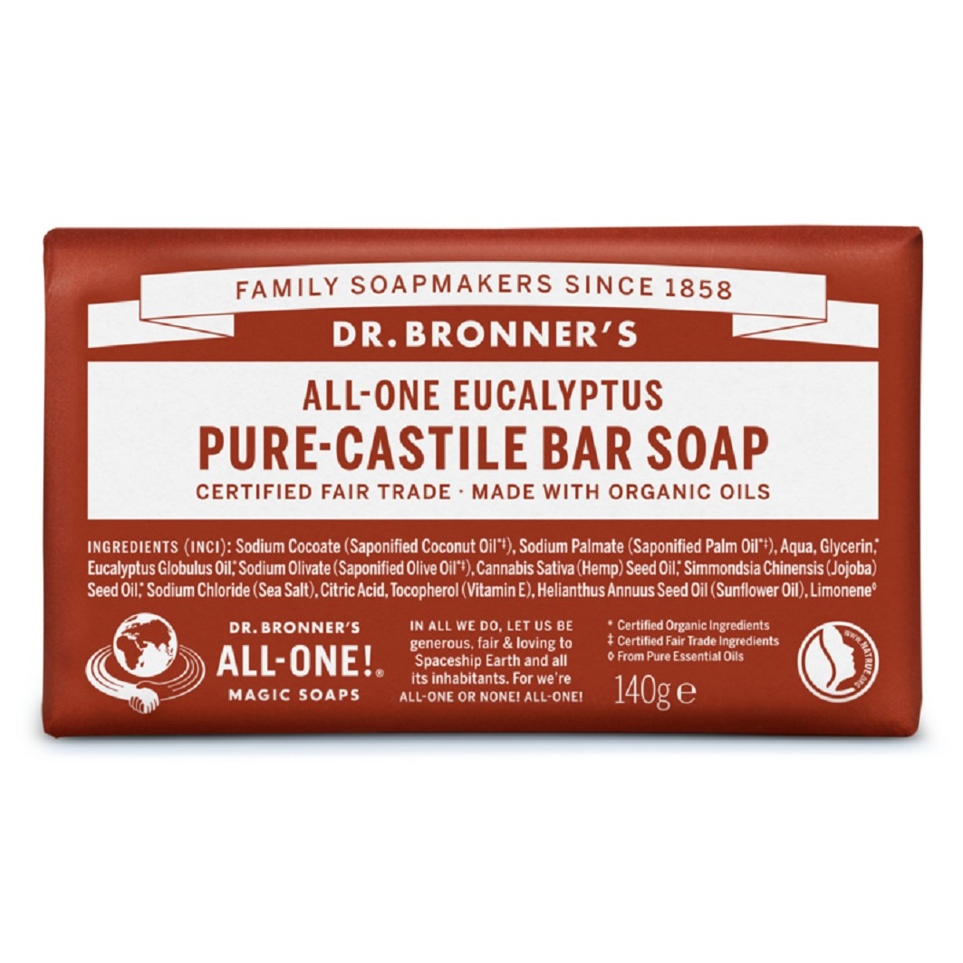 Sapone liquido per le mani all'eucalipto Dr. Bronner's - 140 g