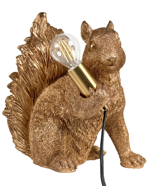 Lampa stołowa Wiewiórka PINOLI Złoty
