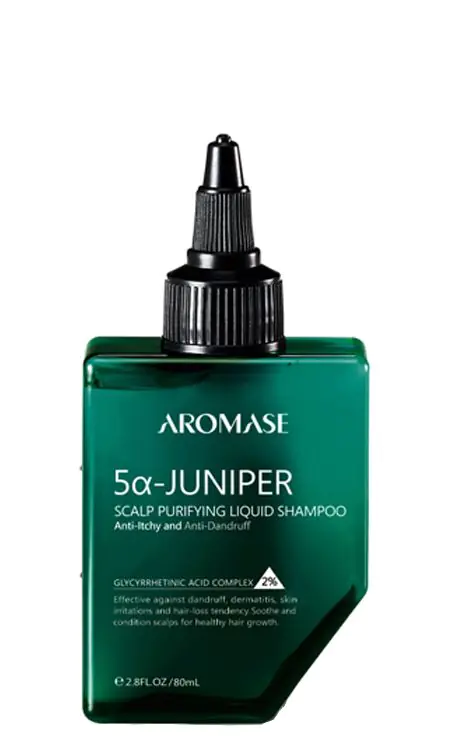 Aromase 5α Juniper Scalp Purifying Peeling - płyn oczyszczający do każdego typu skóry głowy, 80 ml