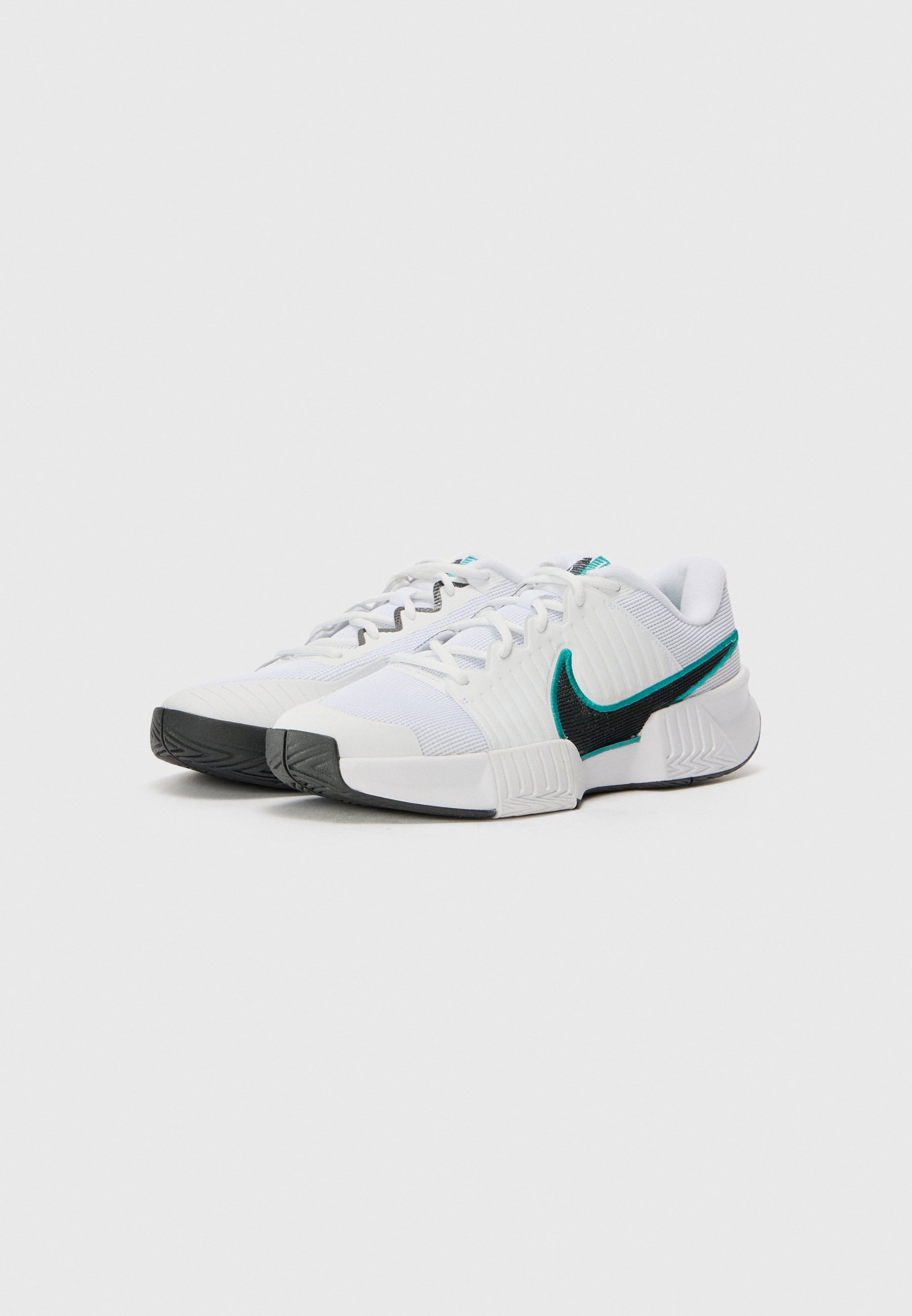 Nike Performance CHALLENGE PRO - Chaussures de tennis multicourts - blanc/noir/émeraude éclatante