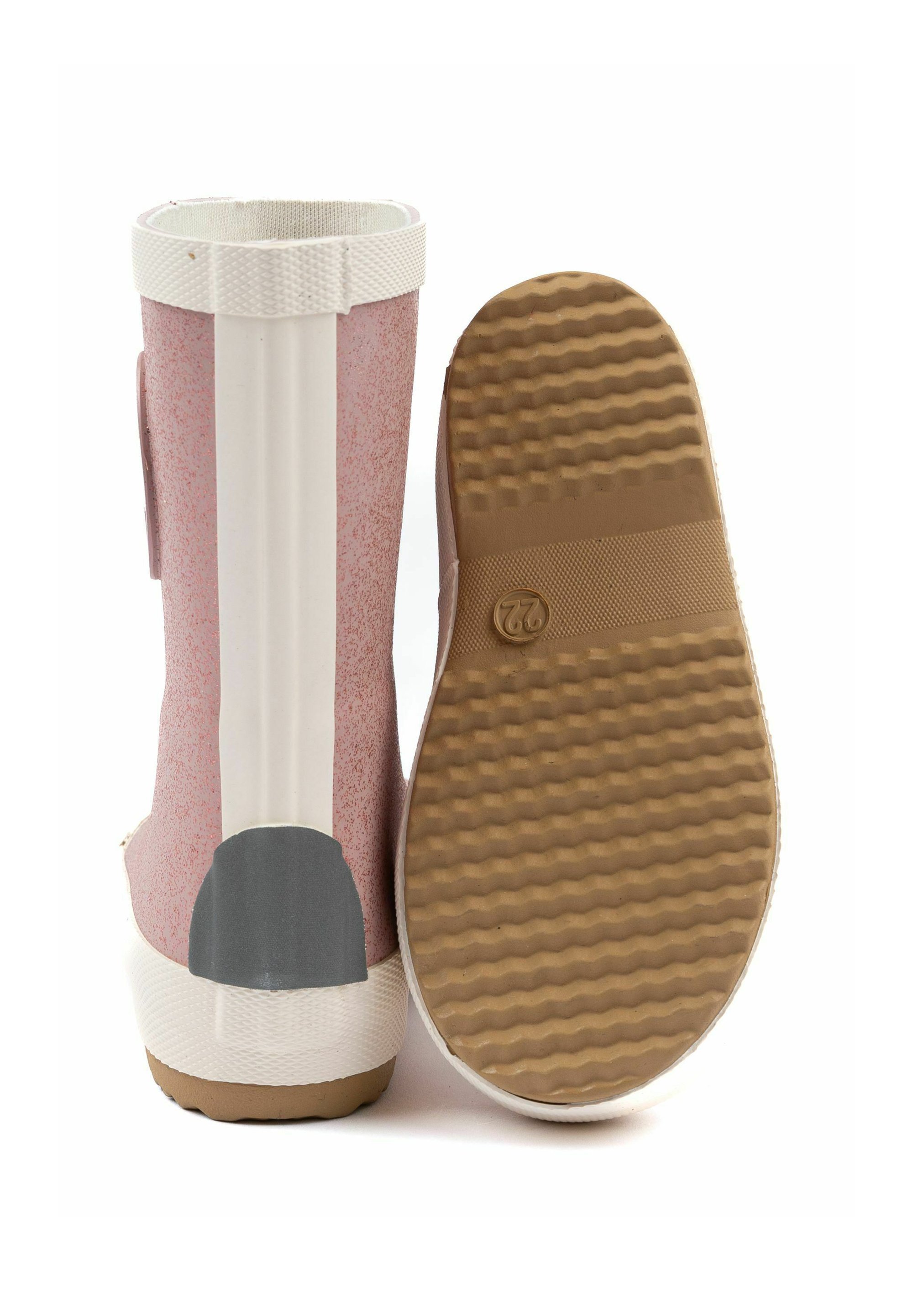 mikk-line GLITTER - Bottes en caoutchouc - woodrose