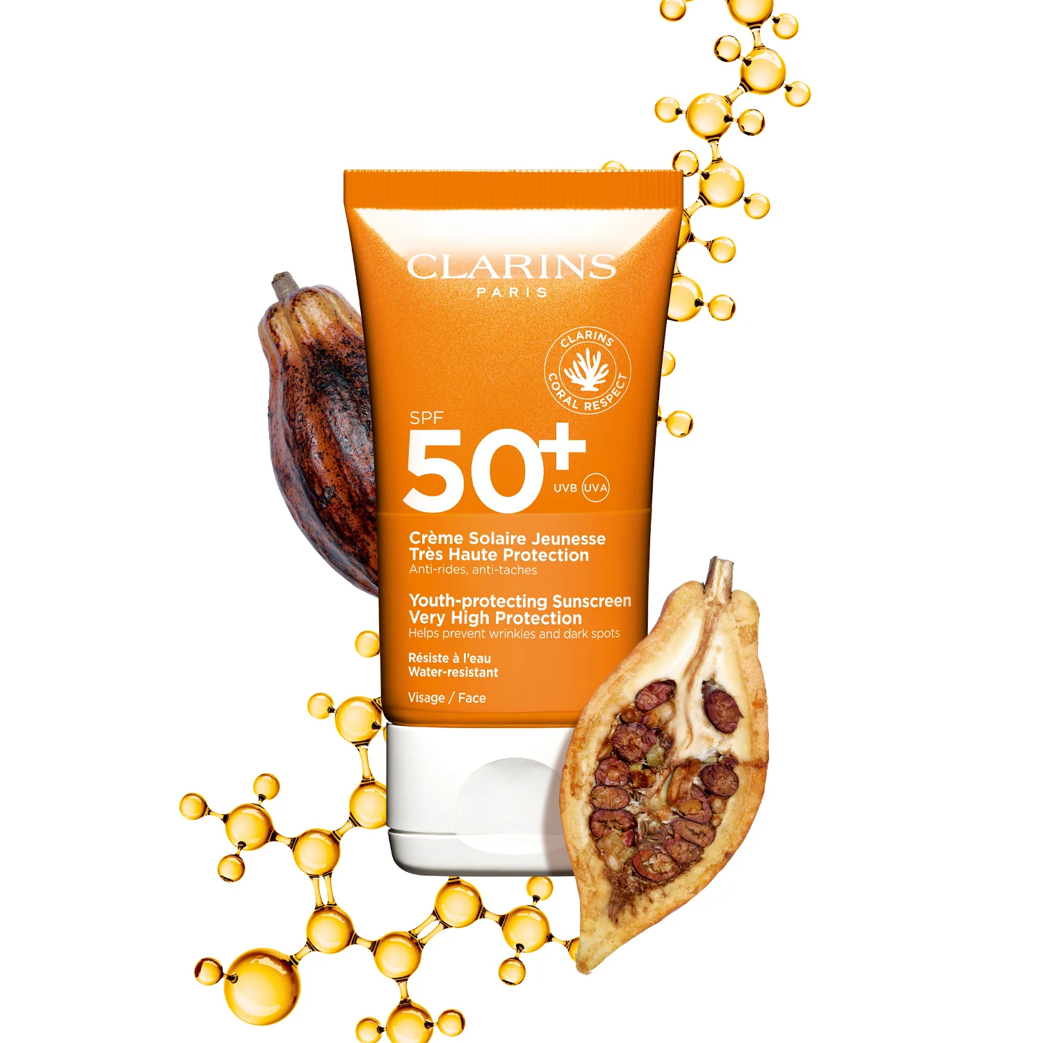 Sole Crème Solaire Jeunesse Très Haute Protection SPF50+ - Solare viso alta prot.