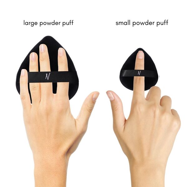 Nanshy labutěnka na make-up (trojúhelníková mini + velká duo)