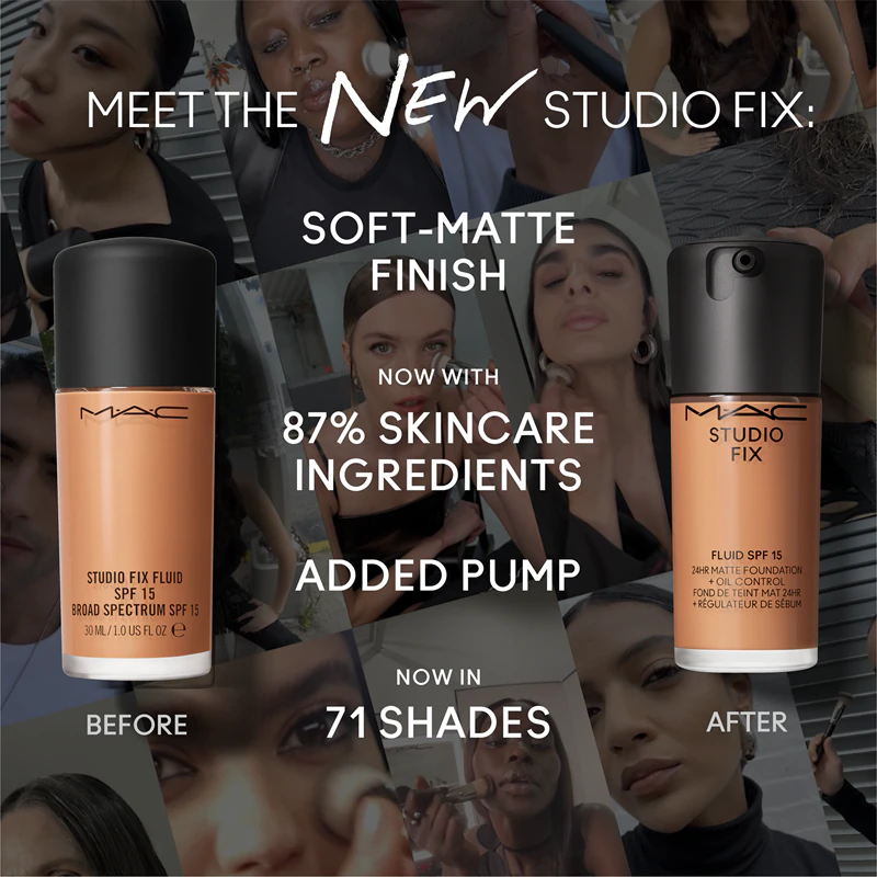 Matný make-up MAC Cosmetics Studio Fix Fluid SPF 15 24HR + kontrola mastnoty