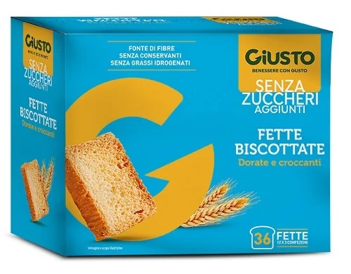 GIUSTO Galletas sin azúcar Giusto 300g con bajo índice glucémico