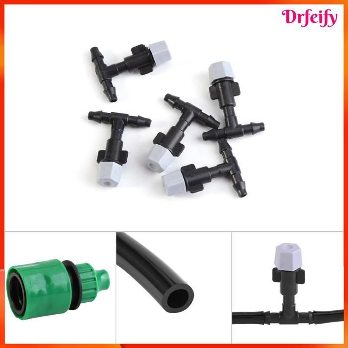 Kit di irrigazione a goccia - AKOZON - 5/10/15 m - ugello removibile - filtro anti-intasamento - nebulizzazione ≤70µm