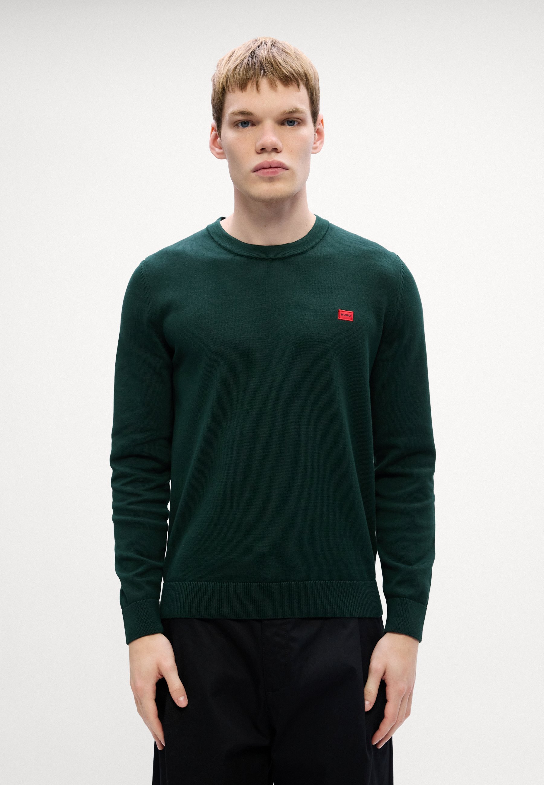 HUGO SAN CASSIUS - Pull - vert ouvert