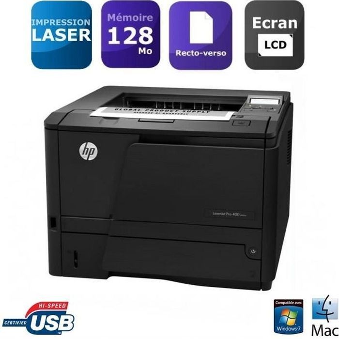 HP LaserJet Pro 400 M401d printer
