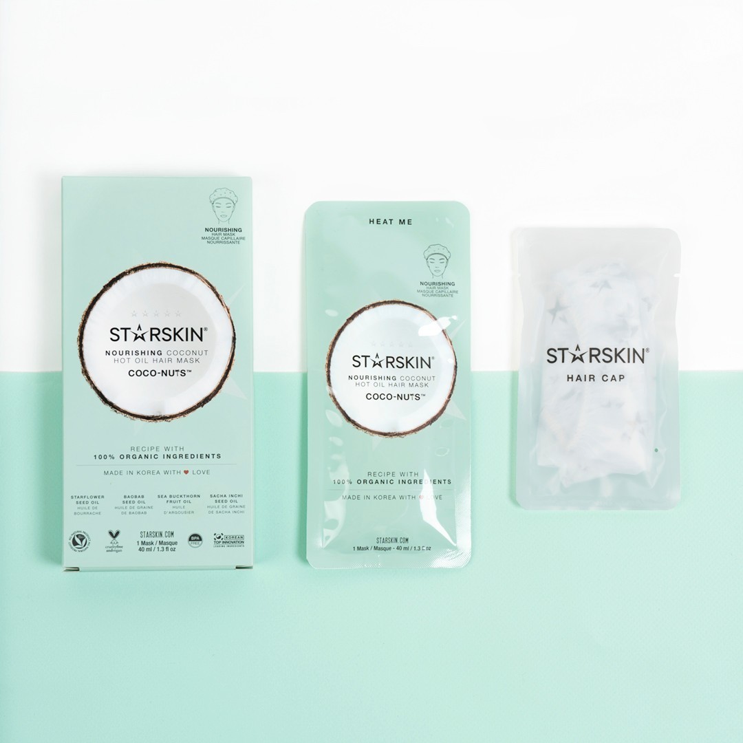 STARSKIN® Maska za lase Coco-Nuts™ Hranilno vroče olje za lase - 40 ml
