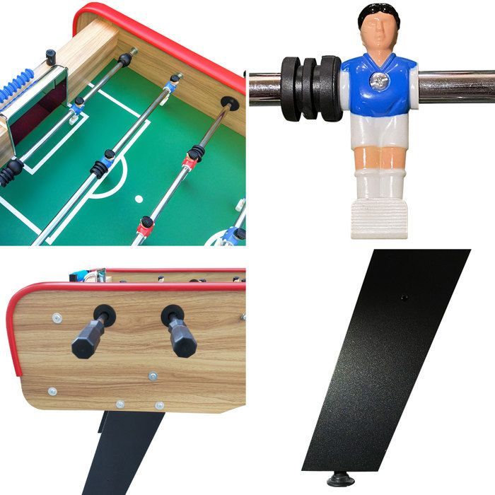 Mesa de futbolín clásica estilo café