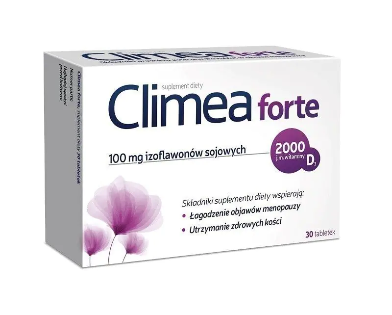 Climea Forte, Preparat łagodzący objawy menopauzy, Tabletki