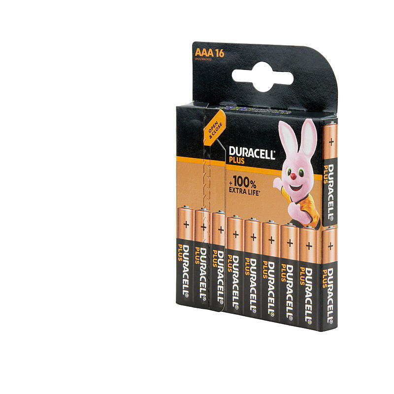 Duracell-batterier 16-pakning AAA, Duracell