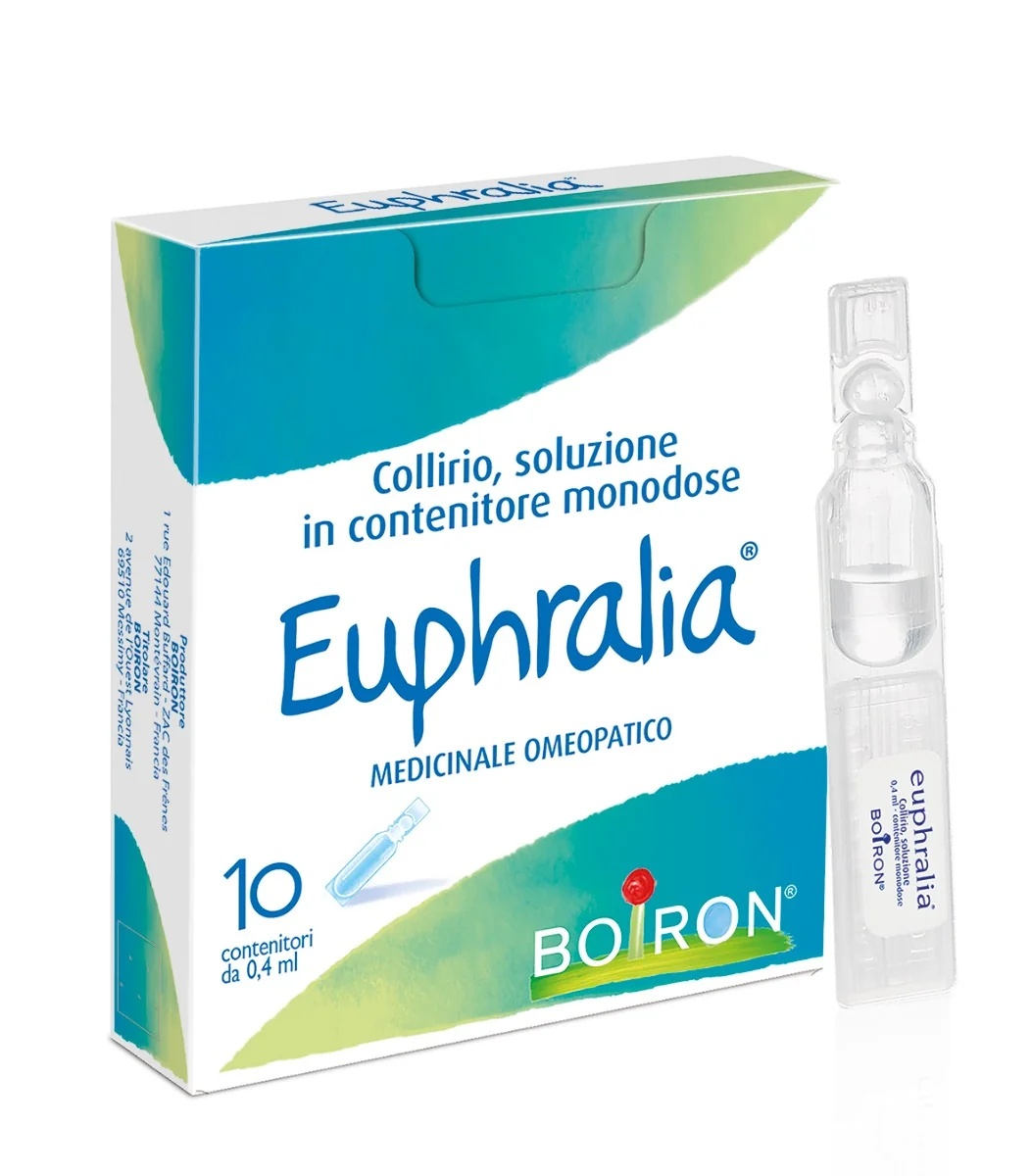 BOIRON Colírio homeopático Euphralia, dose única, 10 frascos