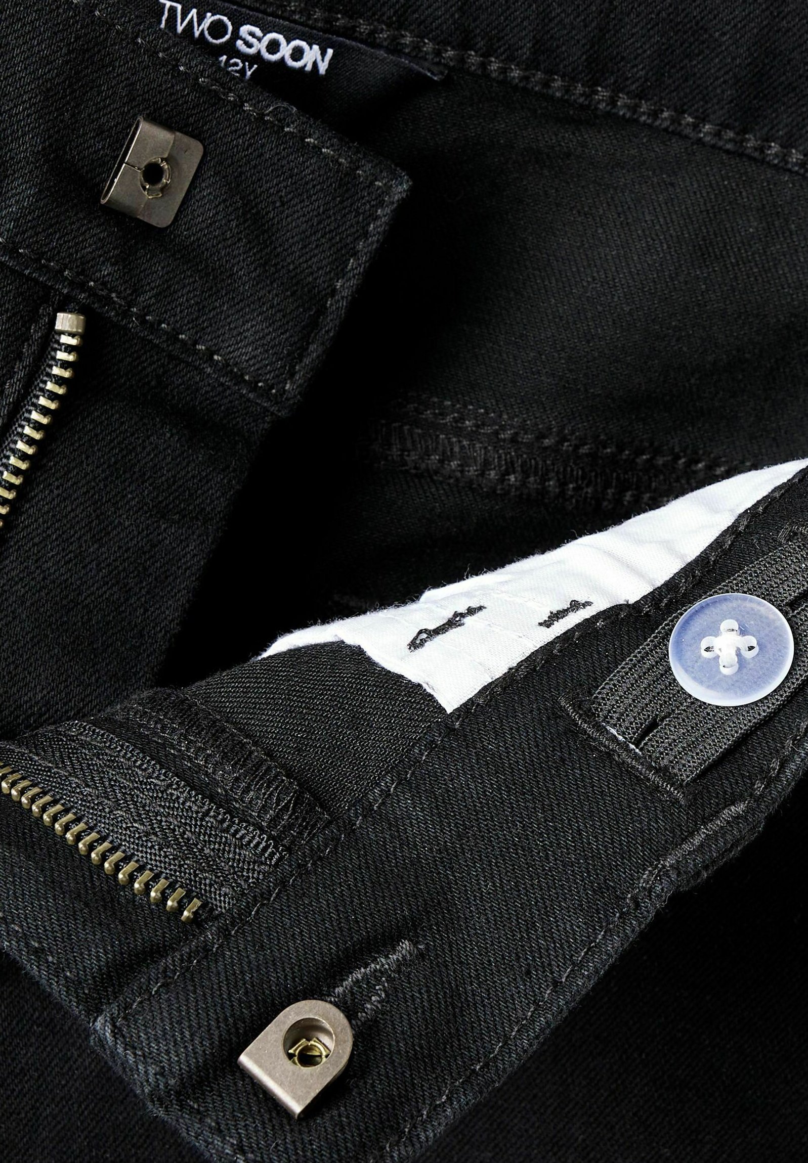 TWO SOON Jeans Skinny Fit - schwarzer Denim