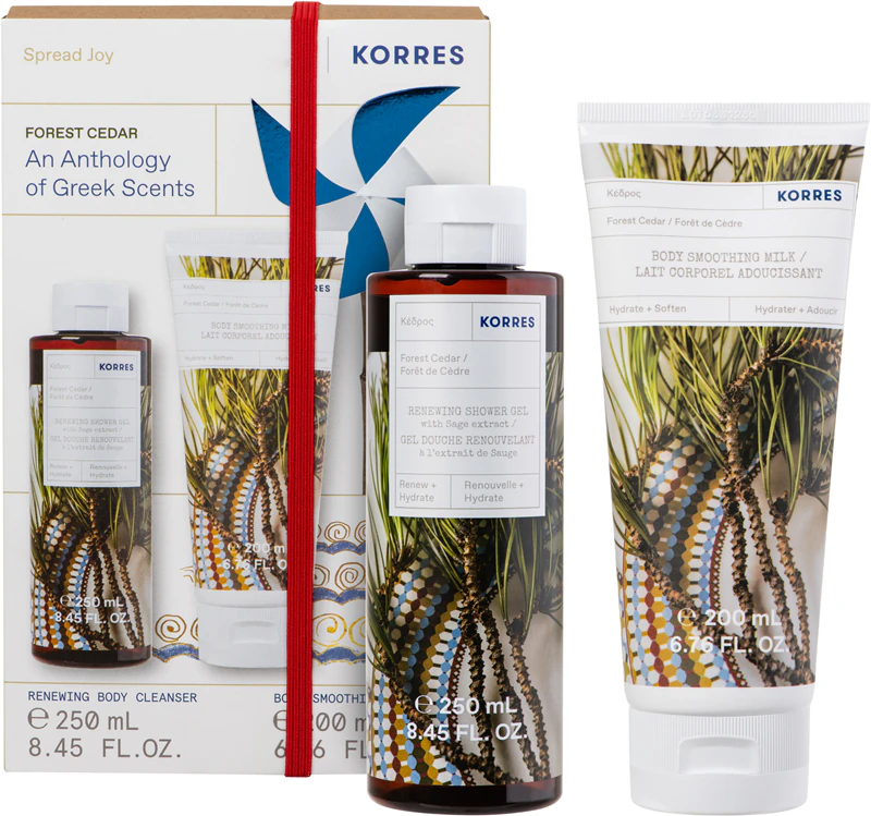 Conjunto de presente unissex Korres Forest Cedar