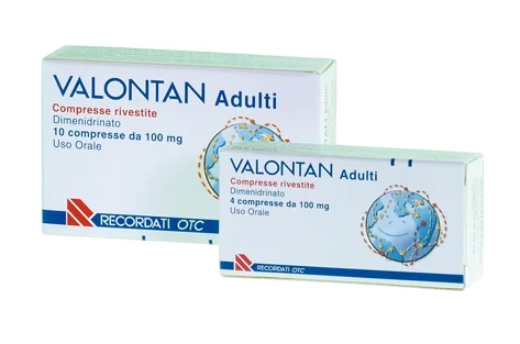 RECORDATI Valontan Adultos 100 mg 4 comprimidos recubiertos con película Antiemético