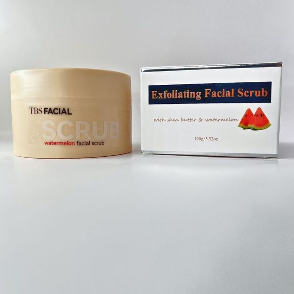 TBS Luxusní peeling na obličej s bambuckým máslem a vodním melounem 100 g