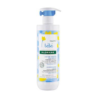 Klorane Baby No-Rise Cleansing Lotion -maito vaippa- ja käsienpuhdistusaine 0 kuukautta 500 ml 500 ml