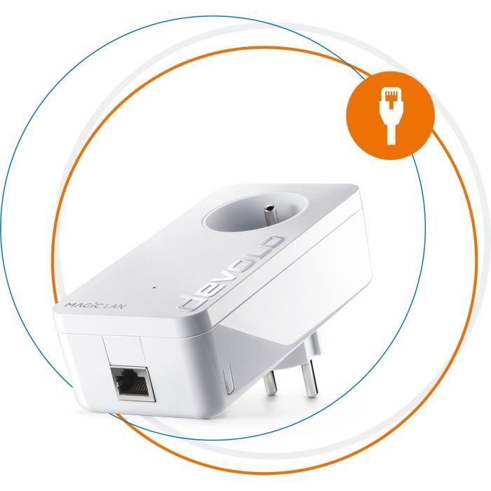 DEVOLO Magic 2 LAN - Estensione - 1 Adattatore Powerline - 2400 Mbps