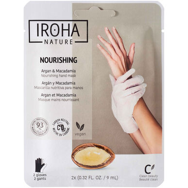 Iroha Nature Nourishing Hand Mask for Dry Hands 2 x 9 ml
