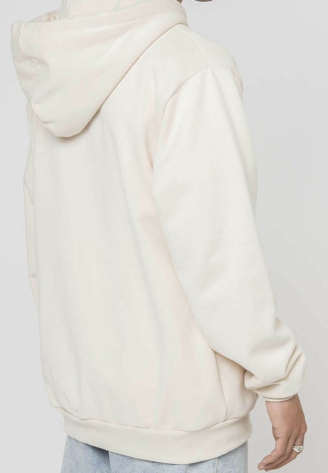 Kaotiko Sweatshirt mit Reißverschluss – Beige