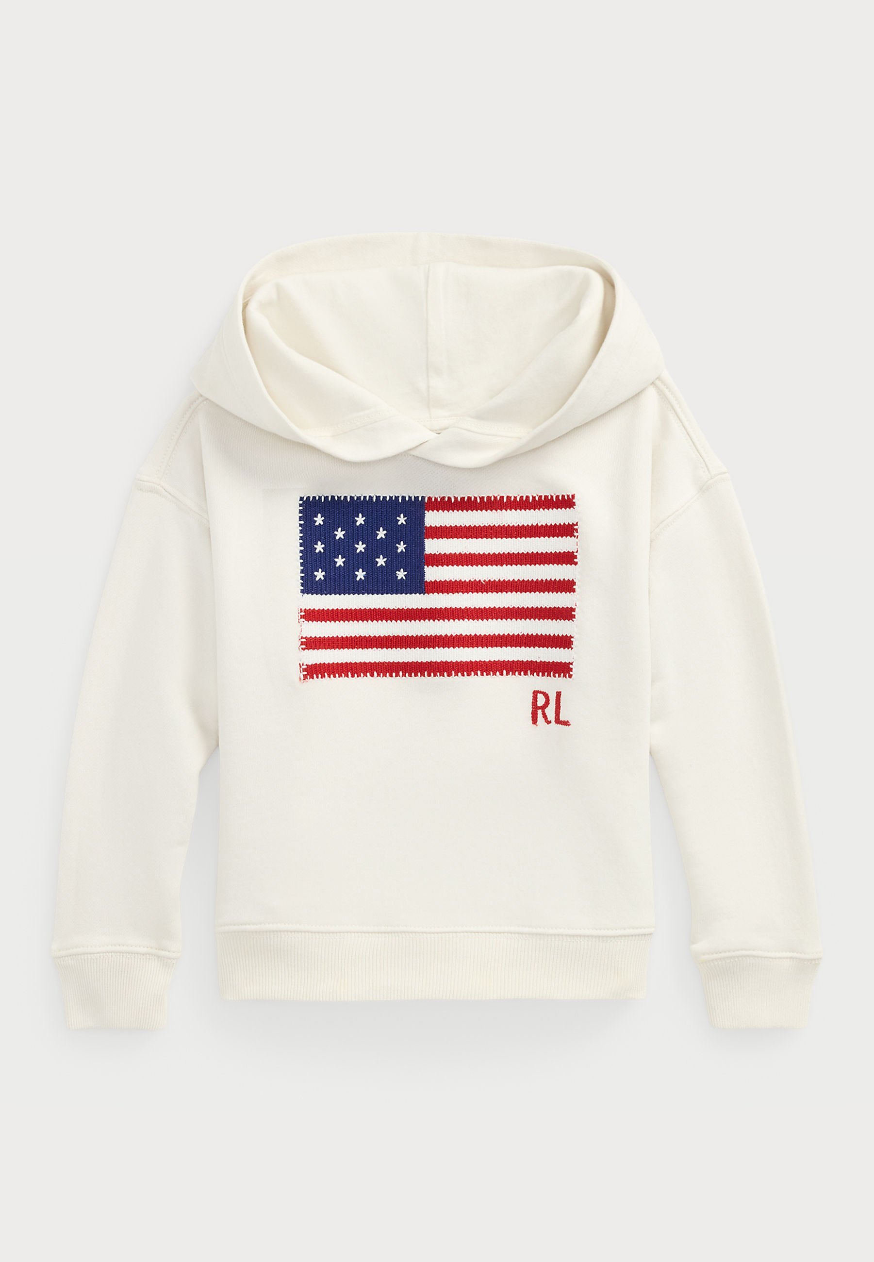 Sweat à capuche en éponge française Polo Ralph Lauren avec application drapeau - Nevis