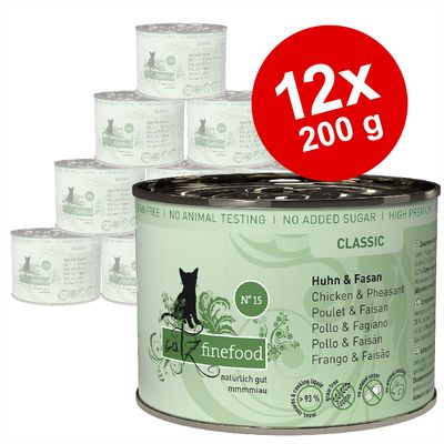 Catz Finefood Dosen-Sparpackung 12 x 200 g
