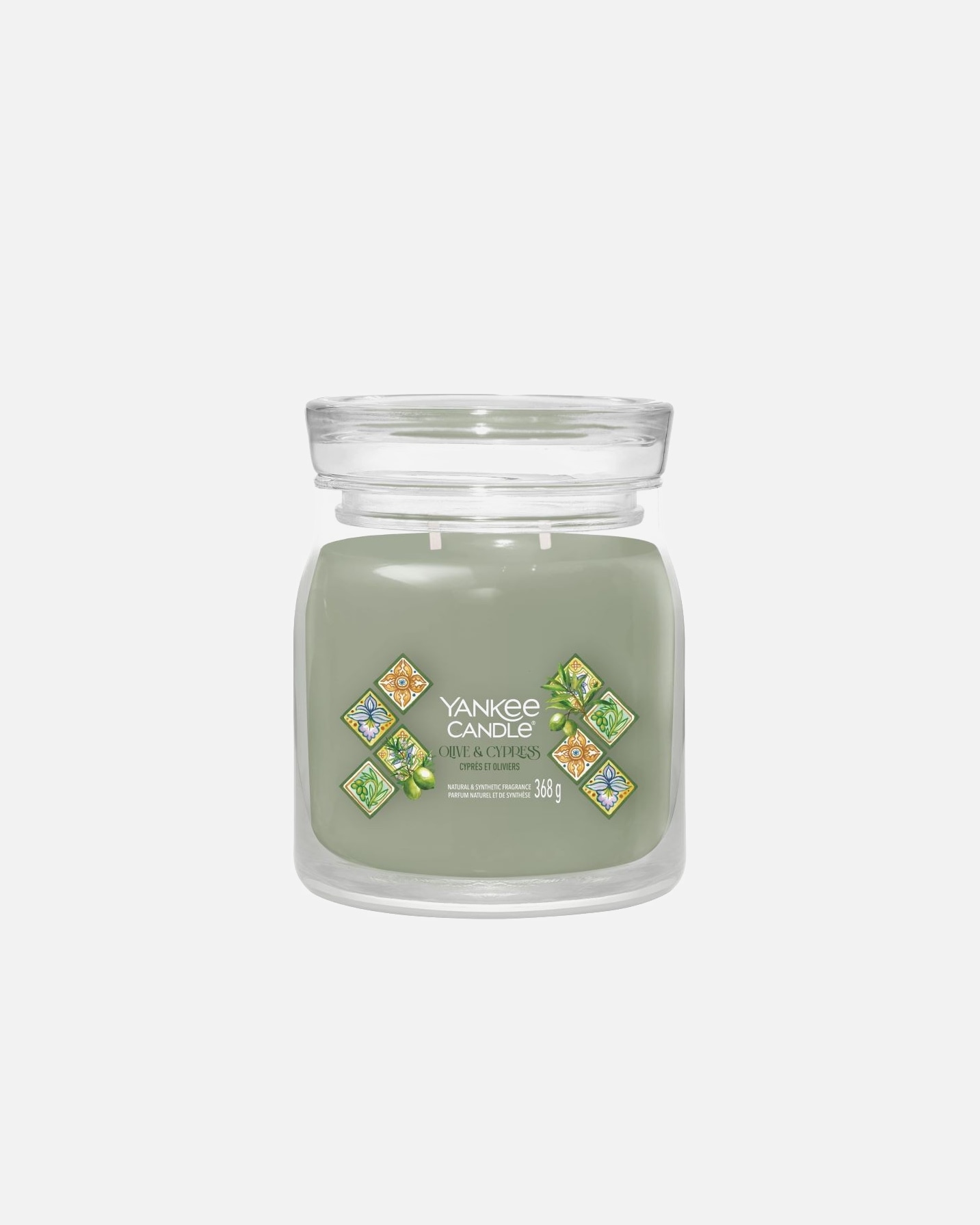 YANKEE CANDLE SIGNATURE JARRE CYPRES ET OLIVIERS