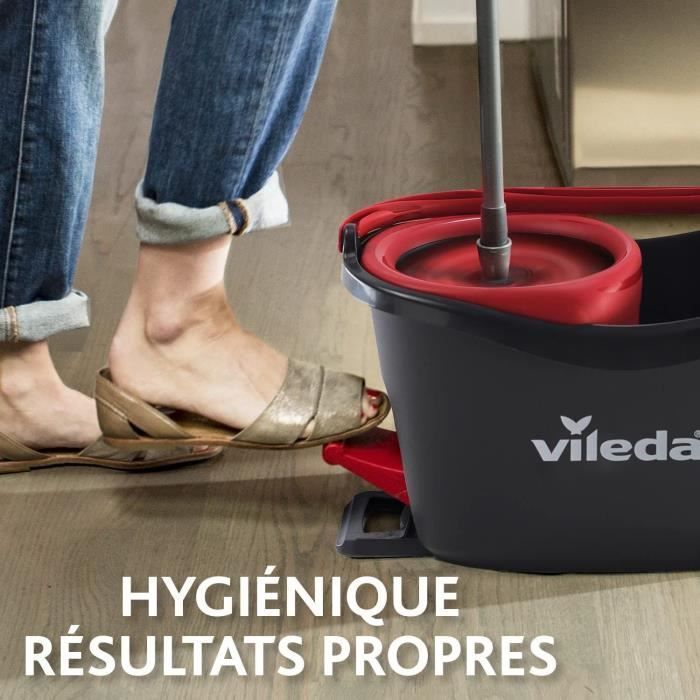 Set di pulizia VILEDA Easywring: mocio + secchio con strizzatore rotante