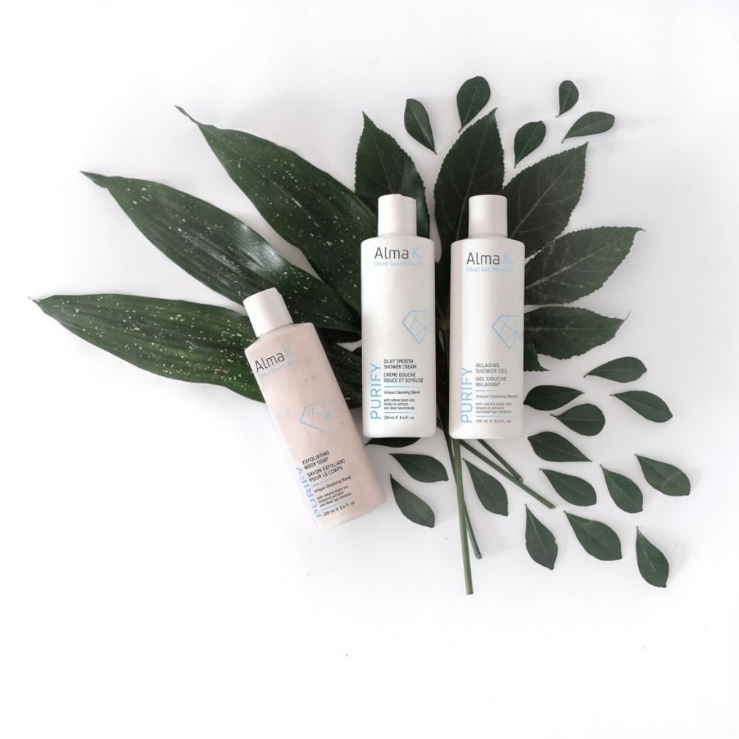 Alma K Telový peeling, exfoliačné mydlo na telo – 250 ml