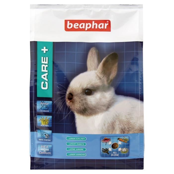 Extrudierte Pellets – BEAPHAR – Care+ Premium-Futter – Jungkaninchen – Ausgewogen und schmackhaft