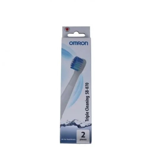 OMRON Dreifach-Reinigungsbürsten mit 2 Bürstenköpfen