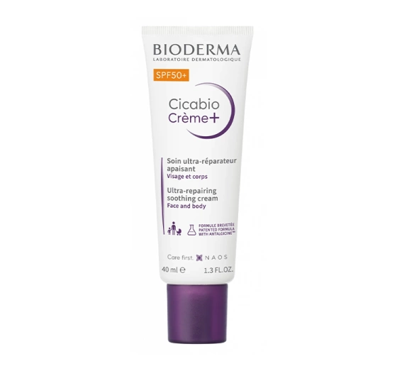 Bioderma Cicabio odbudowująco-łagodzący krem SPF50  40 ml