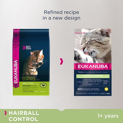 Eukanuba pro kontrolu trichobezoárů pro dospělé