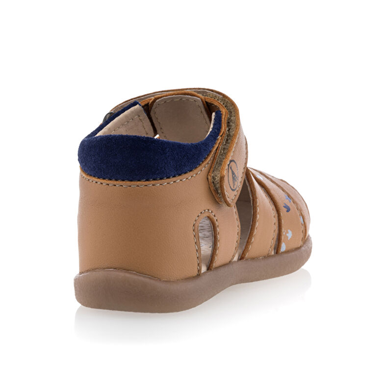 Brune sandaler/sko med åpen tå til babygutt