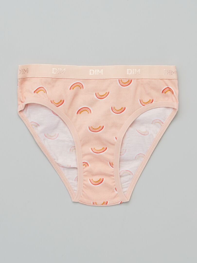 Conjunto de 5 cuecas 'Les Pockets' da 'DIM' - BEGE