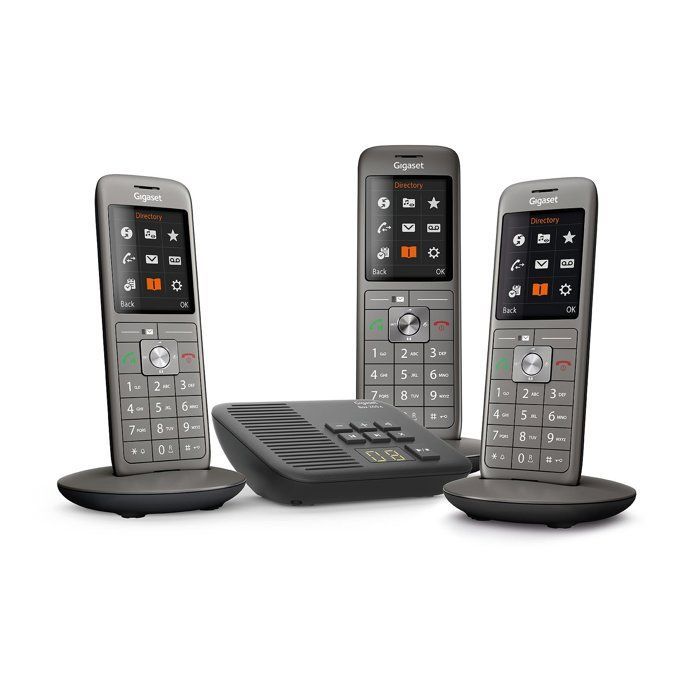 GIGASET vaste telefoon CL 660 A Trio Antraciet
